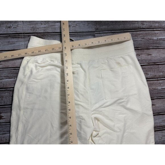 Lauren Ralph Lauren Viscose bland Sweatpants Size L color cream NWT mspr 125 - Picture 3 of 4